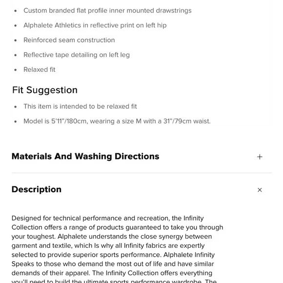 Alphalete men’s Light Gray Joggers Studio Pant - Picture 7 of 7